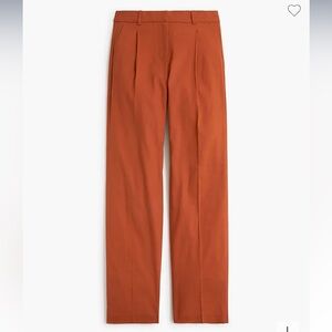 NWOT JCrew linen-blend wide leg pleated trouser pants